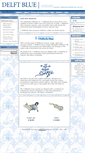 Mobile Screenshot of delft-blue-online.com
